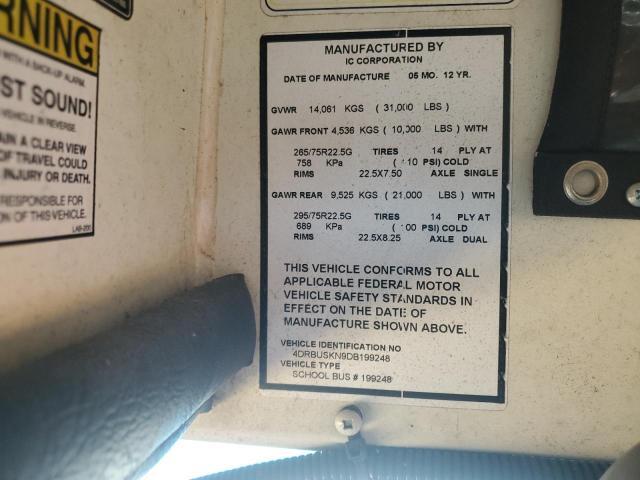 2013 IC CORPORATION CE SERIES SCHOOL - SCHOOL BUS — Фото 10 из 10