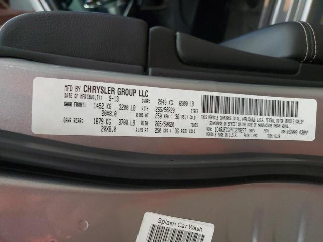 2014 JEEP GRAND CHEROKEE OVERLAND — Фото 13 из 13