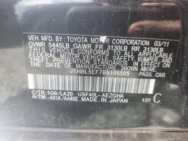 2011 LEXUS LS 460 — Фото 12 из 12