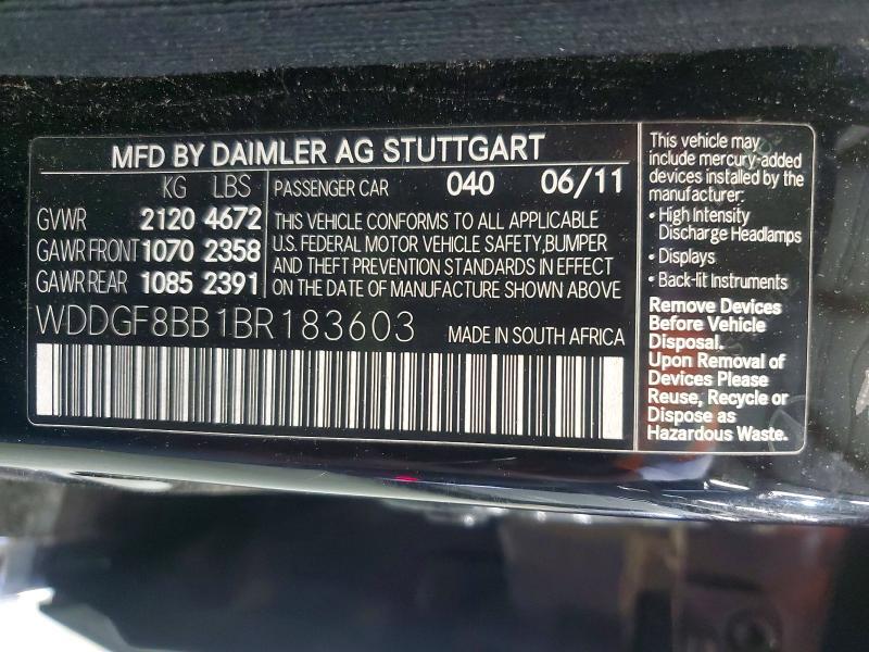 2011 MERCEDES-BENZ C 300 4MATIC — Фото 12 из 12