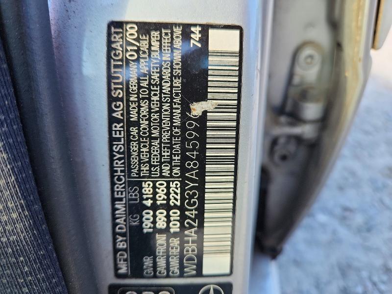 2000 MERCEDES-BENZ C 230 — Фото 12 из 12