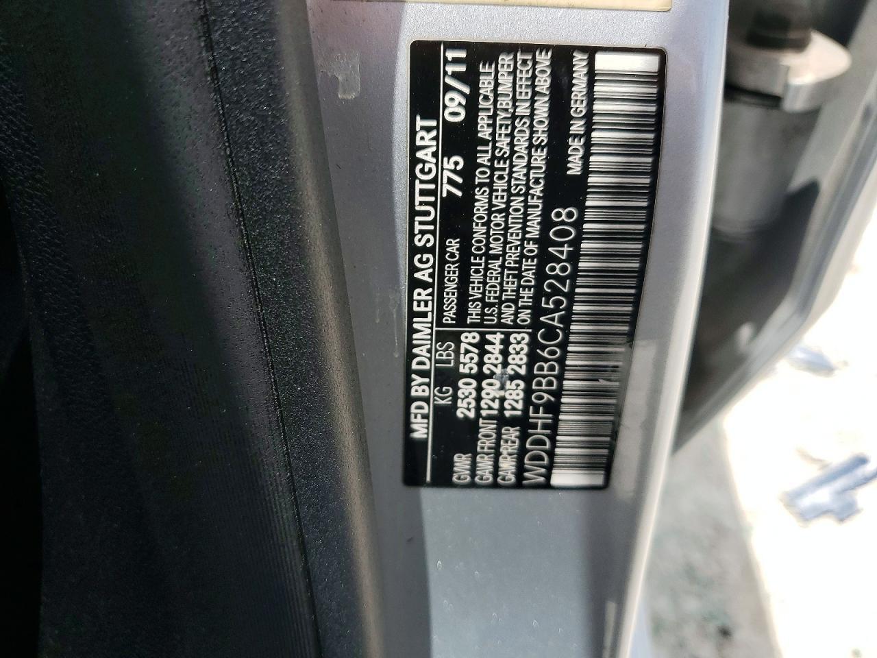 2012 MERCEDES-BENZ E 550 4MATIC — Фото 12 из 12