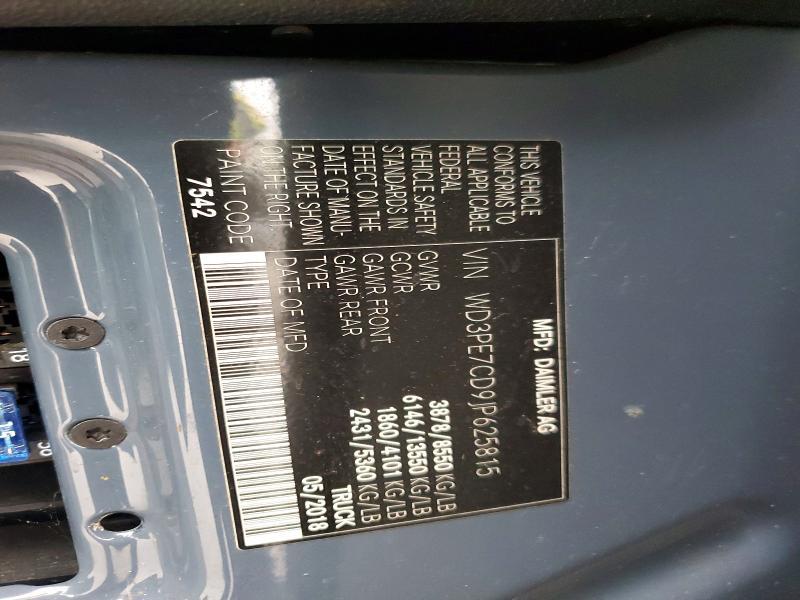 2018 MERCEDES-BENZ SPRINTER 2500 3.0L V6 TDSL CARGO STANDARD ROOF — Фото 14 из 14