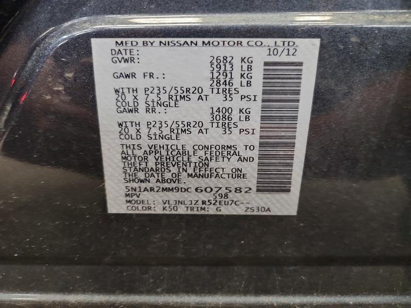 2013 NISSAN PATHFINDER S — Фото 14 из 14