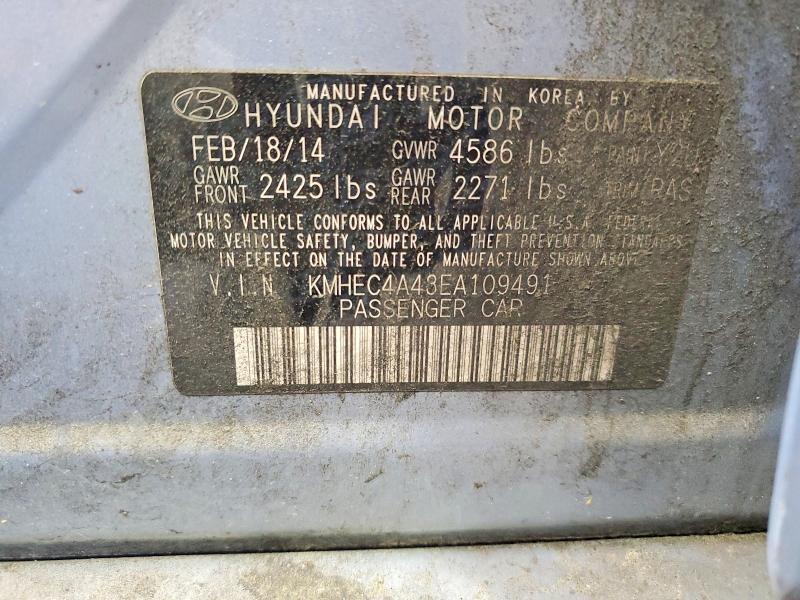 2014 HYUNDAI SONATA HYBRID — Фото 13 из 13