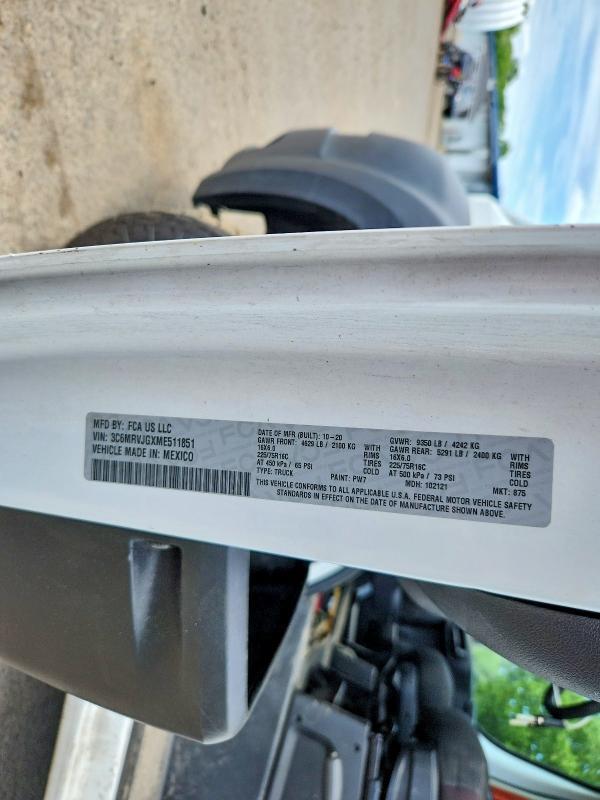 2021 RAM PROMASTER 3500 3500 HIGH — Фото 13 из 13