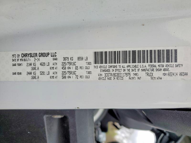 2014 RAM PROMASTER 1500 1500 HIGH — Фото 14 из 14