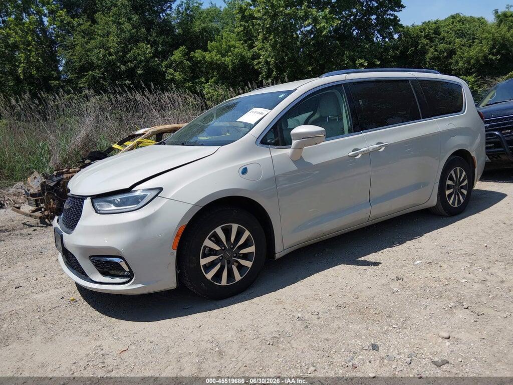 2C4RC1L78MR586973 2021 CHRYSLER PACIFICA HYBRID photo no. 2