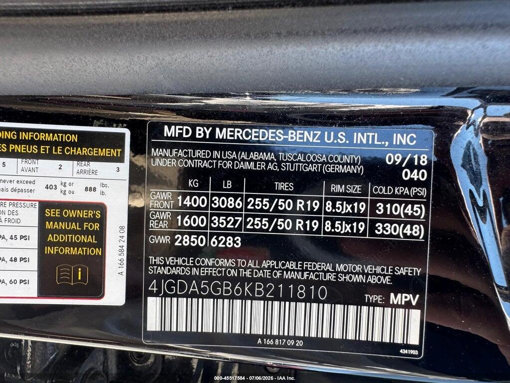 2019 MERCEDES-BENZ GLE 400 4MATIC — Фото 9 из 10