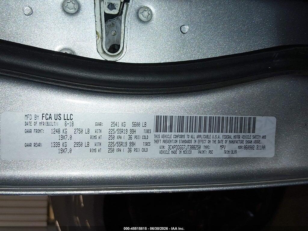 3C4PDDGG7JT388250 2018 DODGE JOURNEY photo no. 9