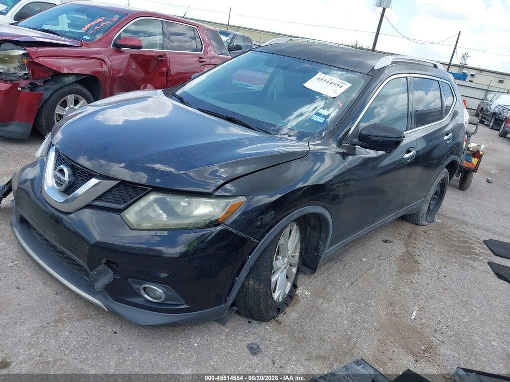 KNMAT2MT9GP594567 2016 NISSAN ROGUE photo no. 2