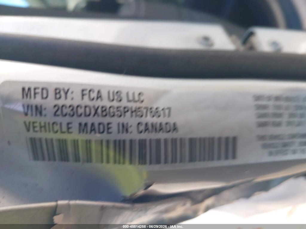 2C3CDXBG5PH576617 2023 DODGE CHARGER photo no. 9