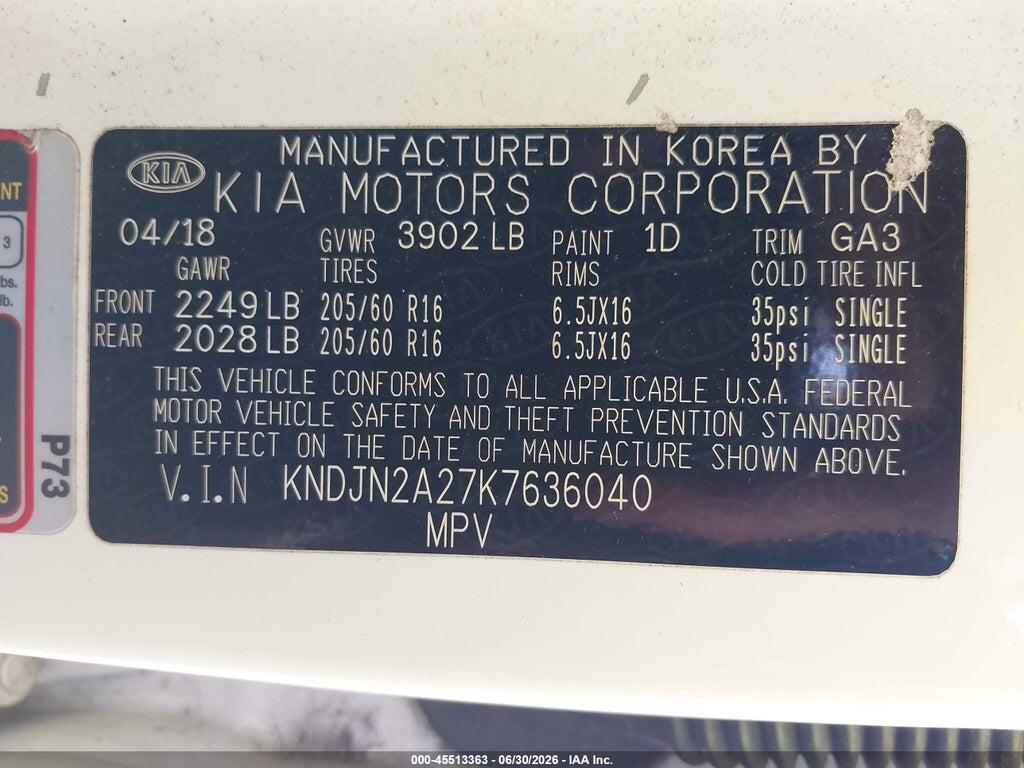 KNDJN2A27K7636040 2019 KIA SOUL photo no. 9
