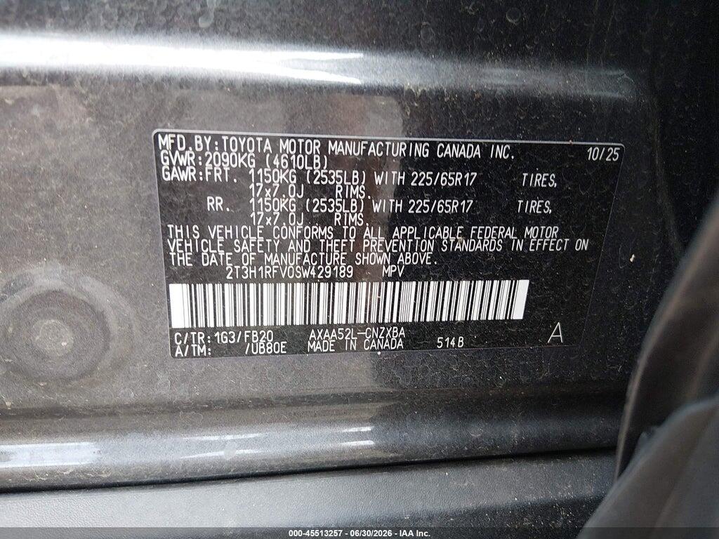 2T3H1RFV0SW429189 2025 TOYOTA RAV4 photo no. 9