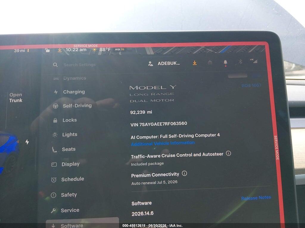 7SAYGAEE7RF063560 2024 TESLA MODEL Y photo no. 7