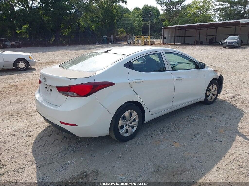 5NPDH4AE1GH753299 2016 HYUNDAI ELANTRA photo no. 4