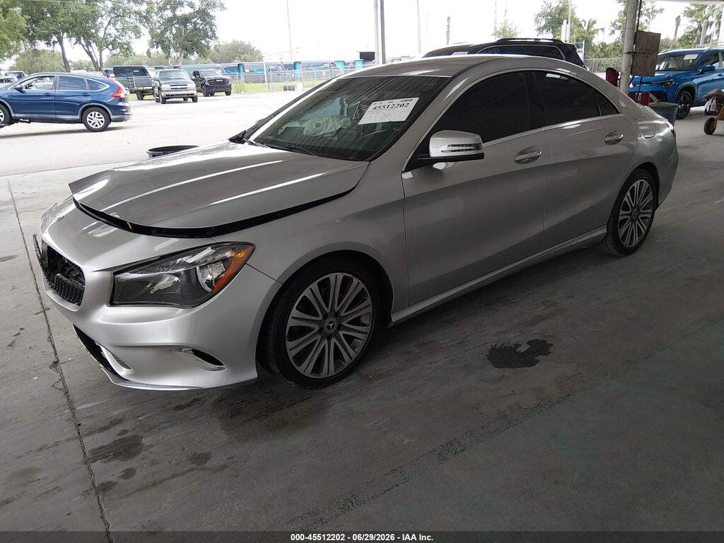 WDDSJ4EB4JN604460 2018 MERCEDES-BENZ CLA 250 photo no. 2