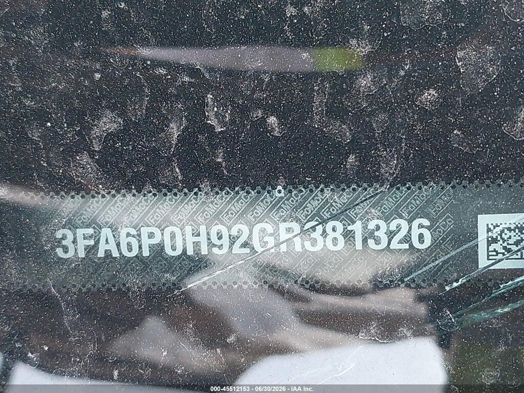3FA6P0H92GR381326 2016 FORD FUSION photo no. 9