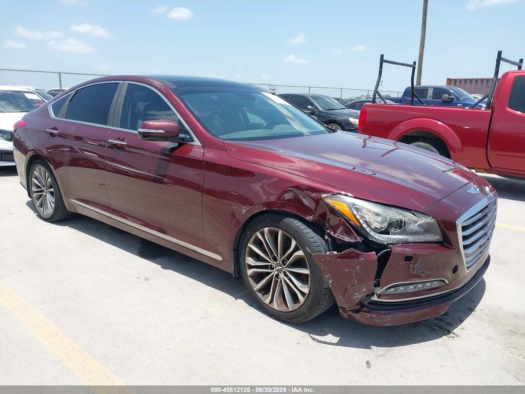 KMHGN4JEXGU107539 2016 HYUNDAI GENESIS photo no. 1