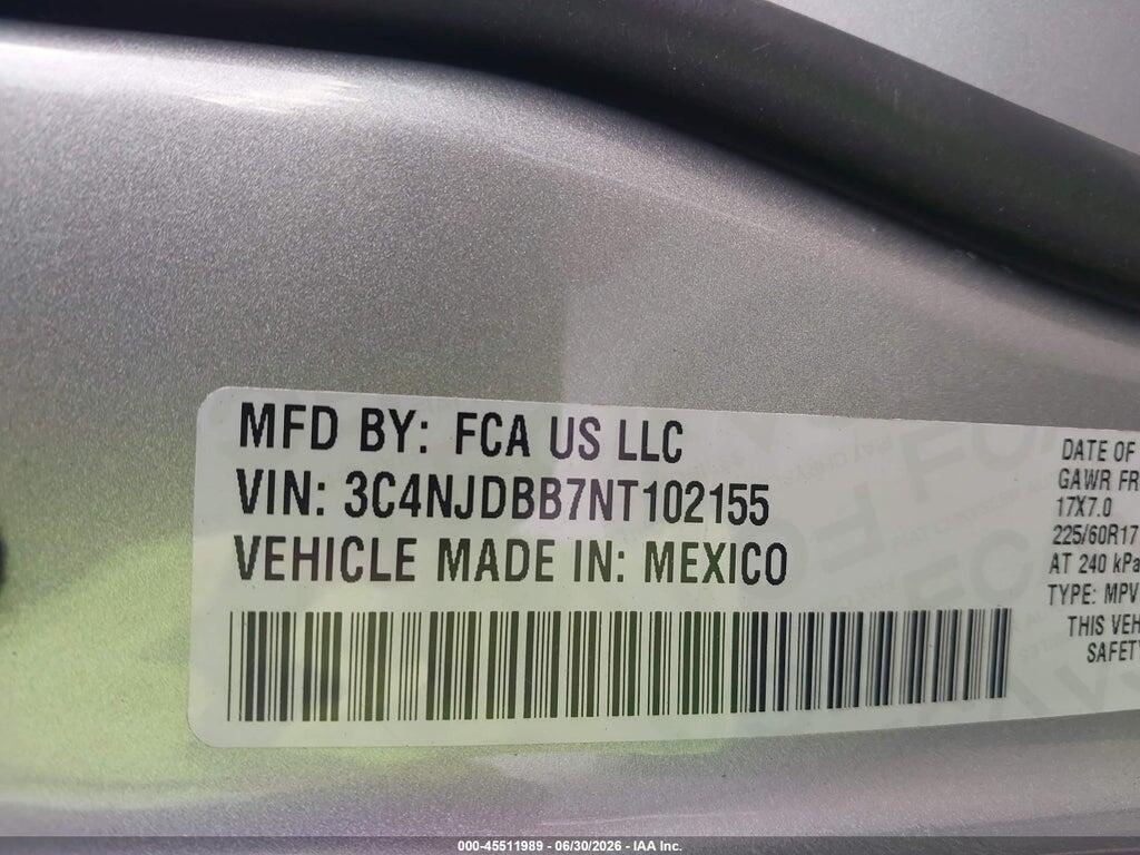 3C4NJDBB7NT102155 2022 JEEP COMPASS photo no. 9