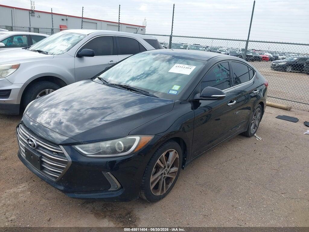 5NPD84LF6HH004988 2017 HYUNDAI ELANTRA photo no. 2