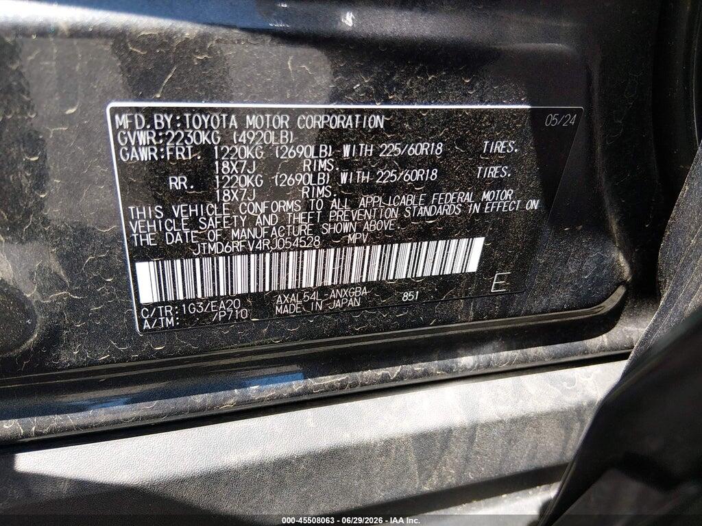 JTMD6RFV4RJ054528 2024 TOYOTA RAV4 HYBRID photo no. 9