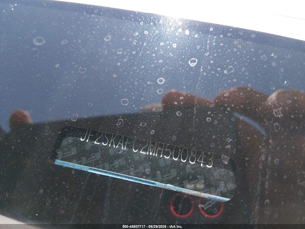 JF2SKAFC2MH500843 2021 SUBARU FORESTER photo no. 9