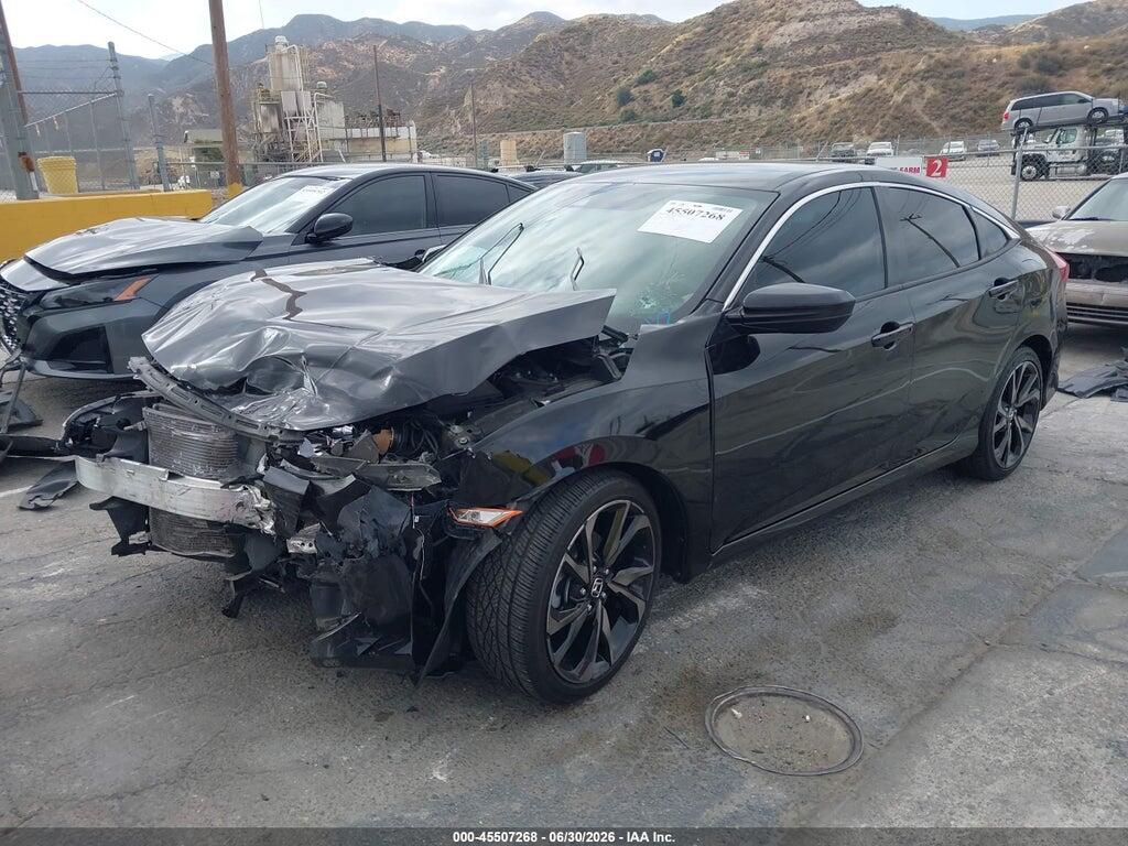 2HGFC2F81KH532206 2019 HONDA CIVIC photo no. 2