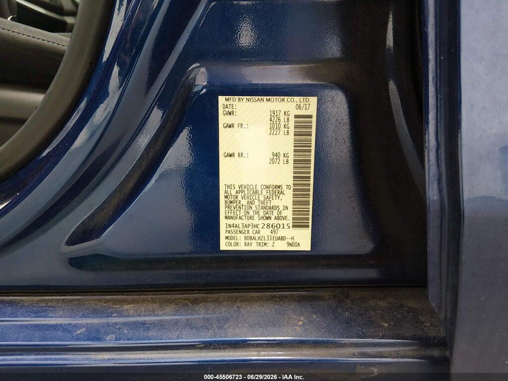 1N4AL3AP3HC286015 2017 NISSAN ALTIMA photo no. 9