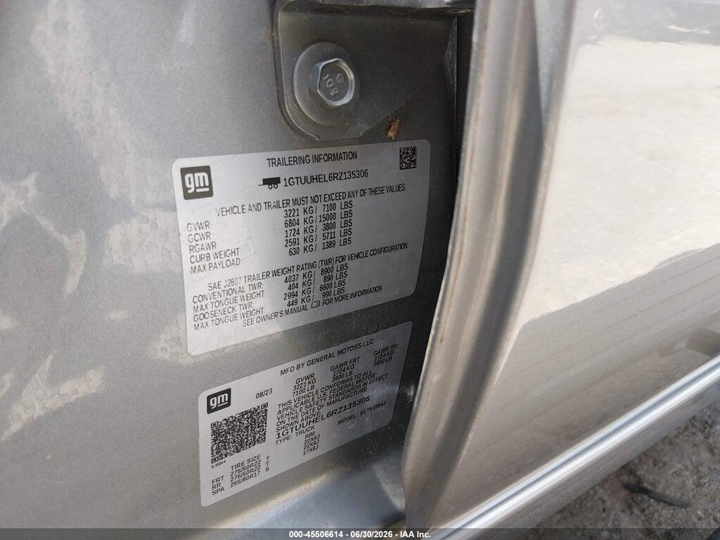 1GTUUHEL6RZ135306 2024 GMC SIERRA 1500 photo no. 9