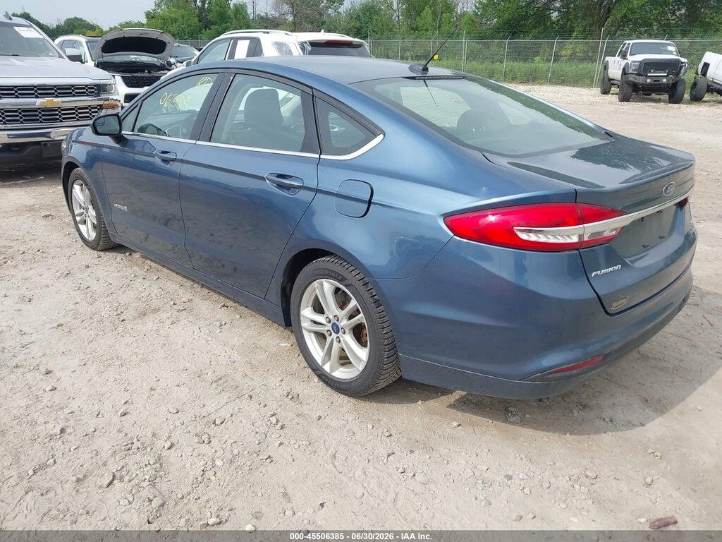 3FA6P0LU4JR138104 2018 FORD FUSION HYBRID photo no. 3