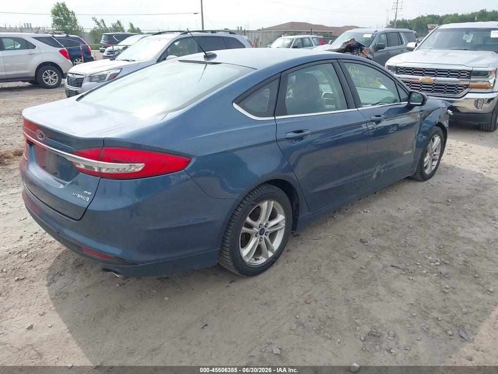 3FA6P0LU4JR138104 2018 FORD FUSION HYBRID photo no. 4
