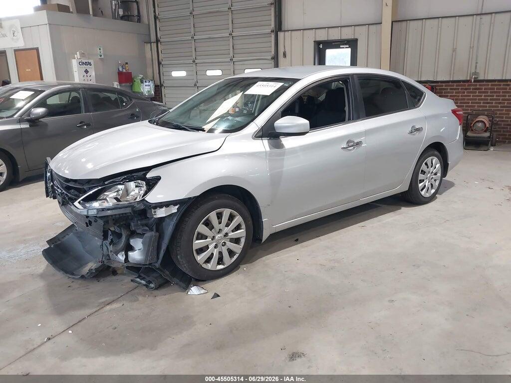 3N1AB7APXKY384545 2019 NISSAN SENTRA photo no. 2