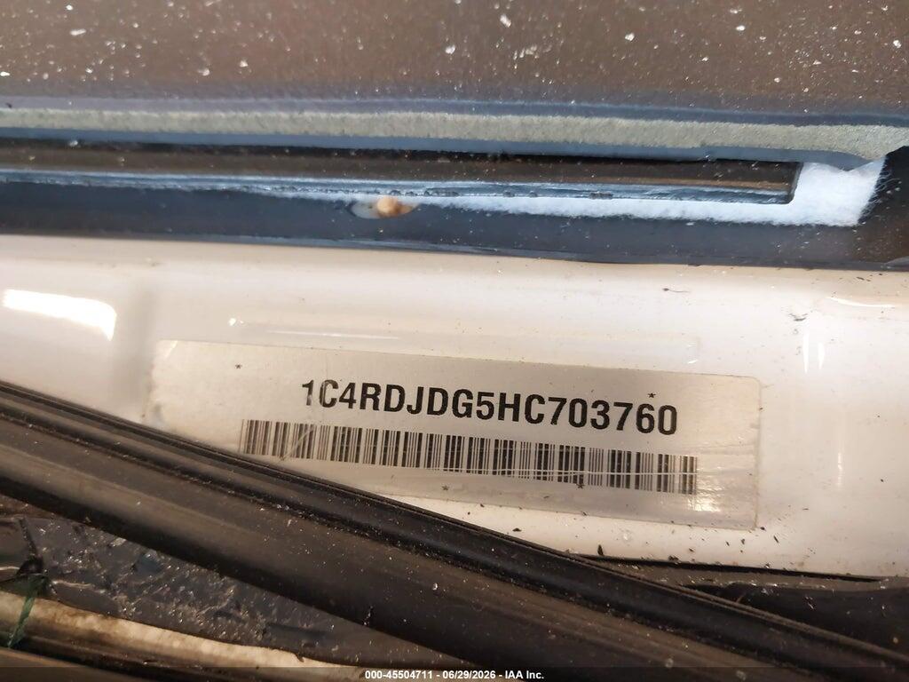1C4RDJDG5HC703760 2017 DODGE DURANGO photo no. 9
