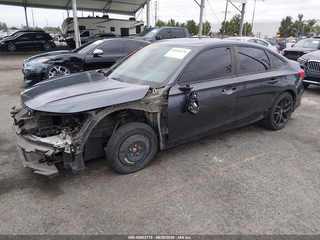 2HGFE2F52NH600596 2022 HONDA CIVIC photo no. 2