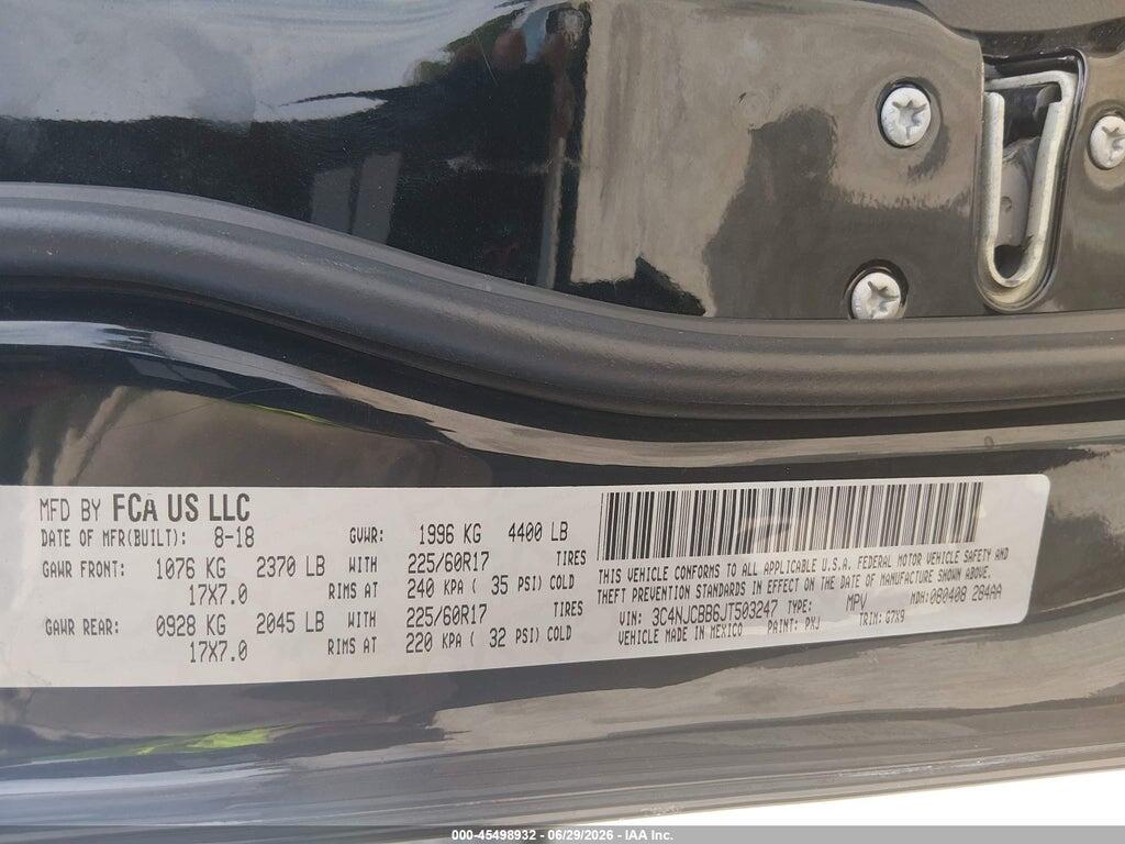 3C4NJCBB6JT503247 2018 JEEP COMPASS photo no. 9