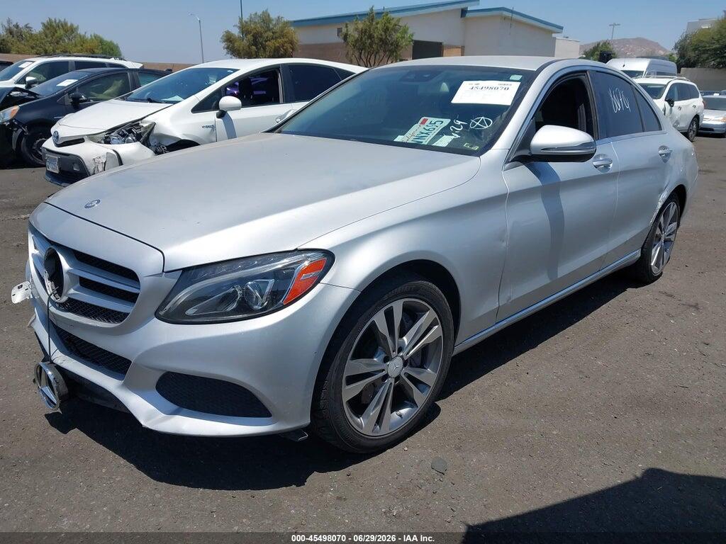55SWF4HB8GU157307 2016 MERCEDES-BENZ C 350E photo no. 2