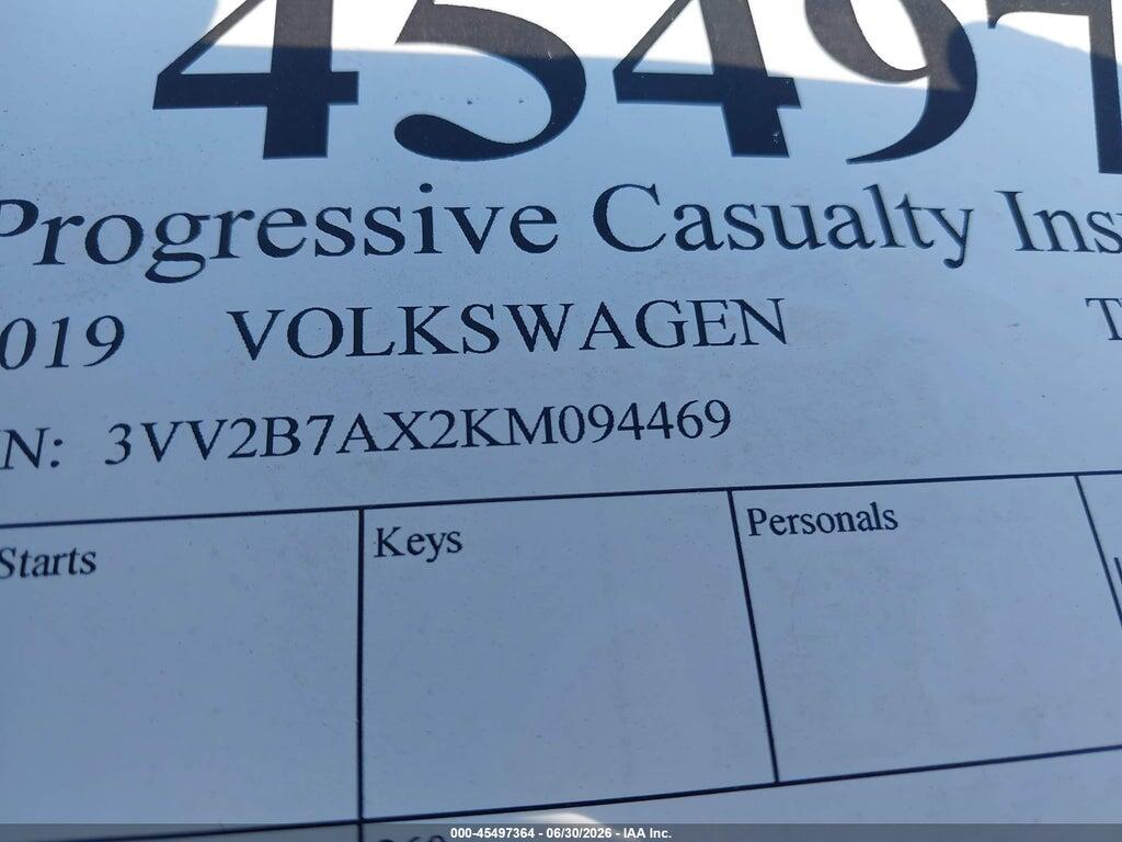 3VV2B7AX2KM094469 2019 VOLKSWAGEN TIGUAN photo no. 9