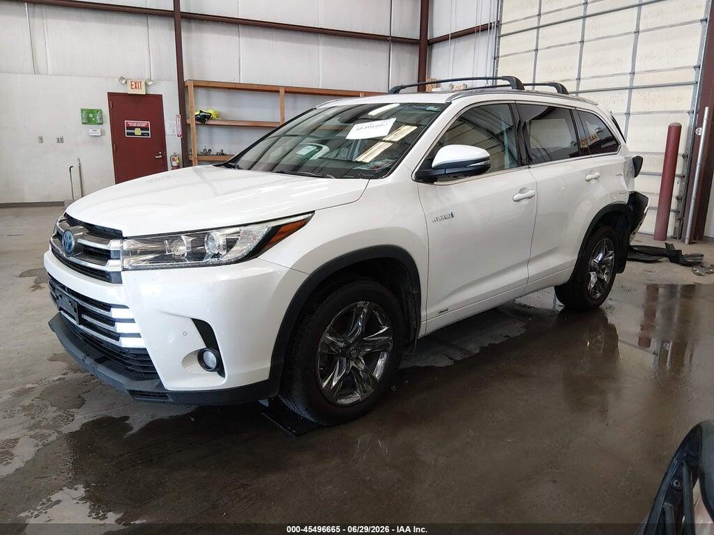 5TDDGRFH0JS045937 2018 TOYOTA HIGHLANDER HYBRID photo no. 2