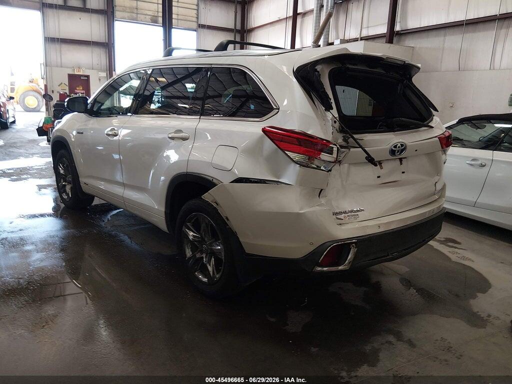 5TDDGRFH0JS045937 2018 TOYOTA HIGHLANDER HYBRID photo no. 3