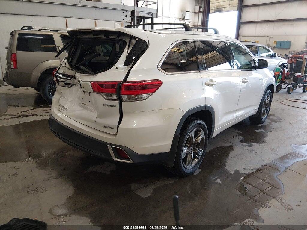 5TDDGRFH0JS045937 2018 TOYOTA HIGHLANDER HYBRID photo no. 4