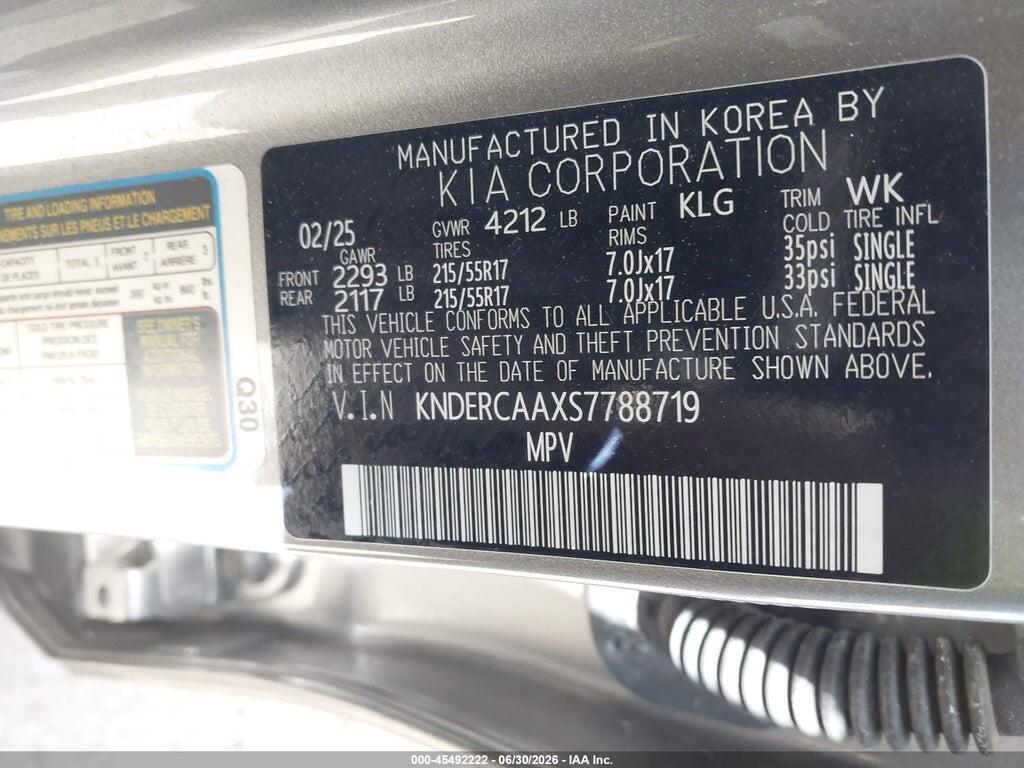 KNDERCAAXS7788719 2025 KIA SELTOS photo no. 9