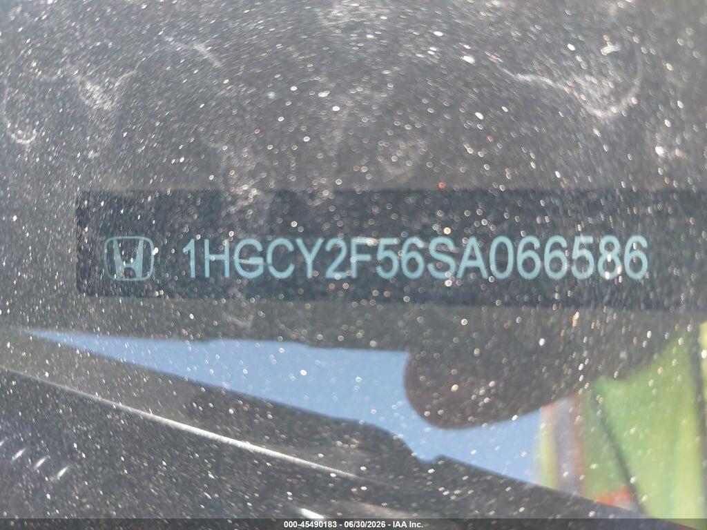 1HGCY2F56SA066586 2025 HONDA ACCORD HYBRID photo no. 9