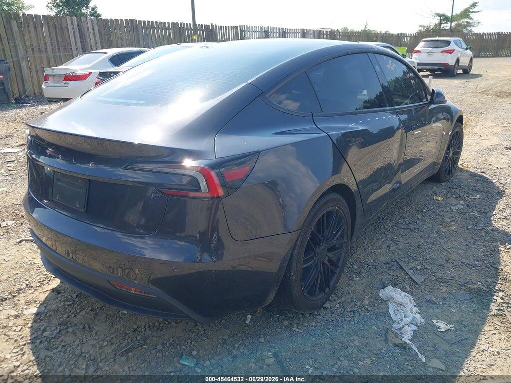 5YJ3E1EA4SF044819 2025 TESLA MODEL 3 photo no. 4