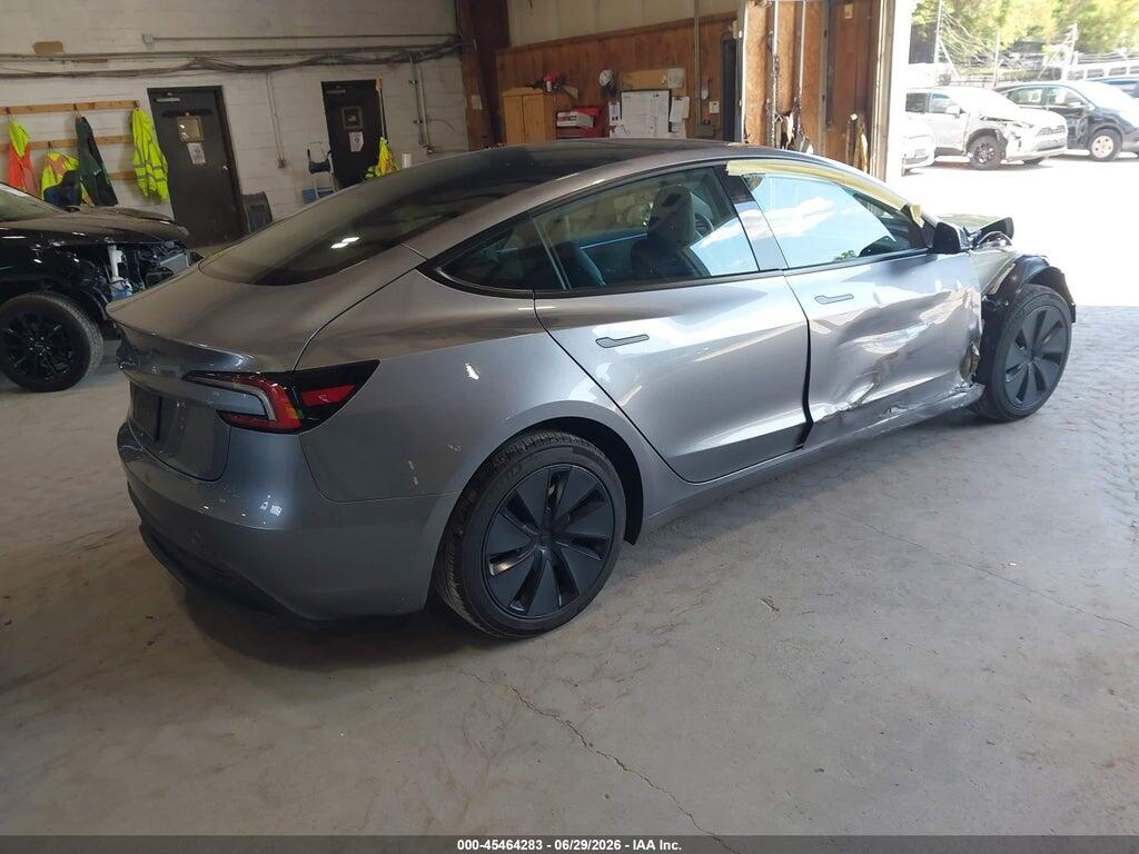 5YJ3E1EA6SF925294 2025 TESLA MODEL 3 photo no. 4