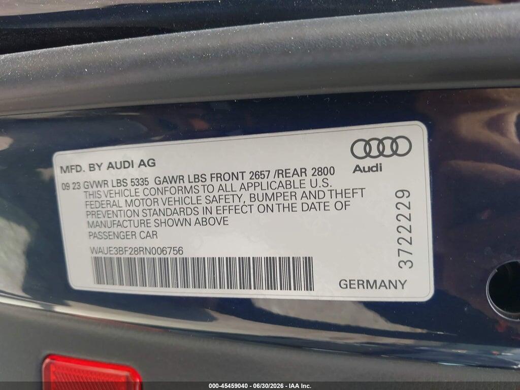 WAUE3BF28RN006756 2024 AUDI A6 photo no. 9