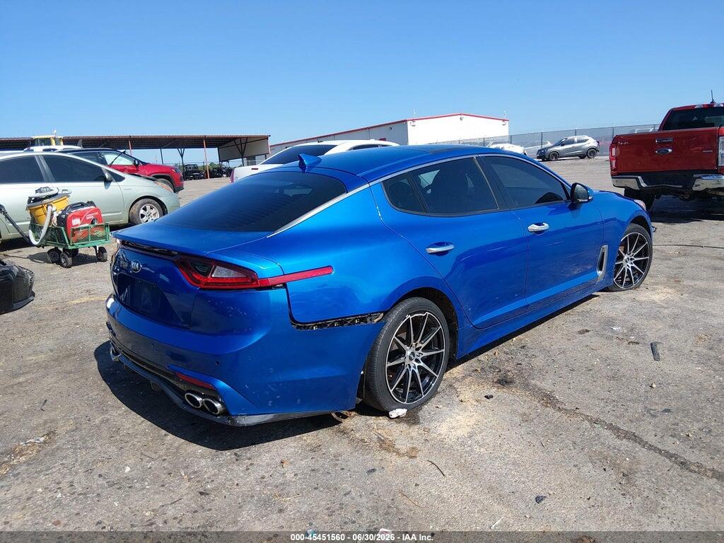 KNAE25LAXJ6037800 2018 KIA STINGER photo no. 4