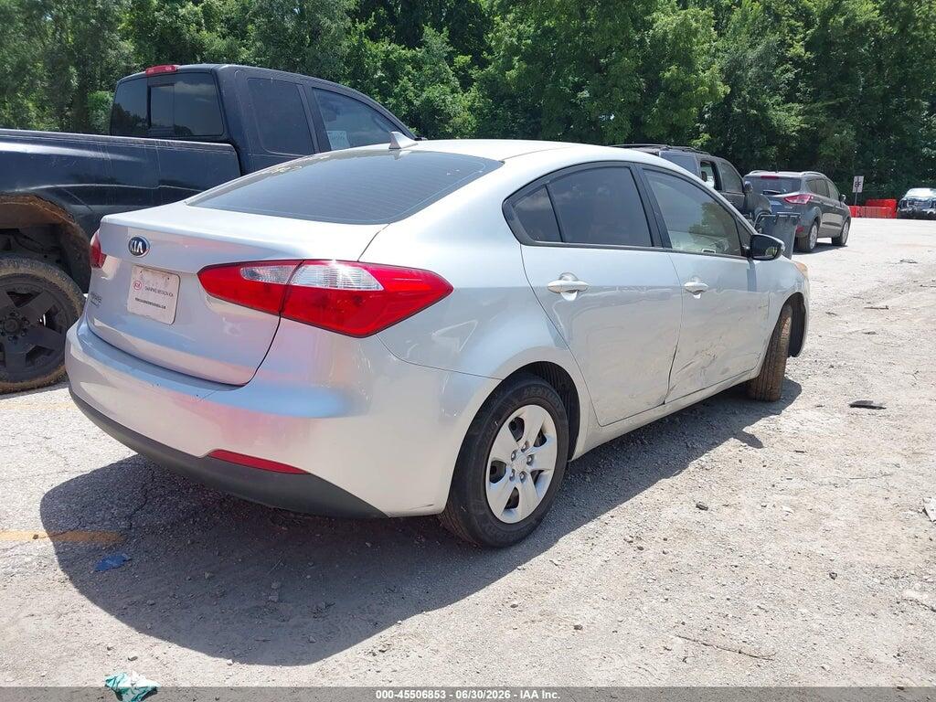 KNAFX4A69F5263127 2015 KIA FORTE photo no. 4