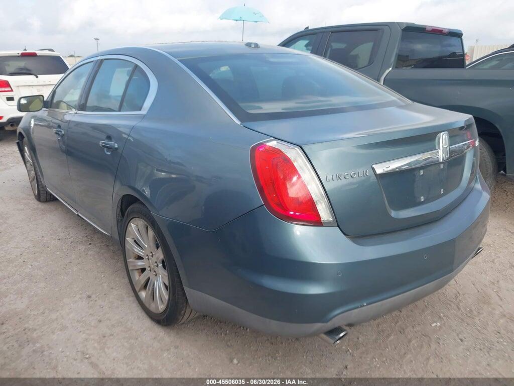 1LNHL9DR8AG602706 2010 LINCOLN MKS photo no. 3