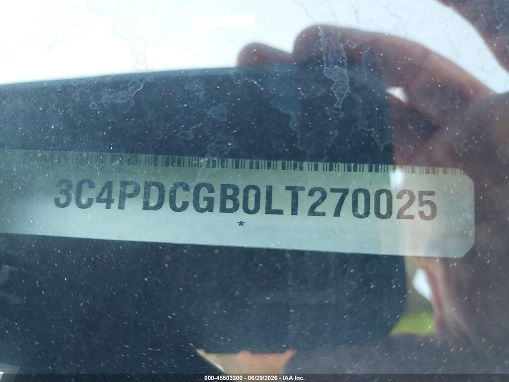 3C4PDCGB0LT270025 2020 DODGE JOURNEY photo no. 9